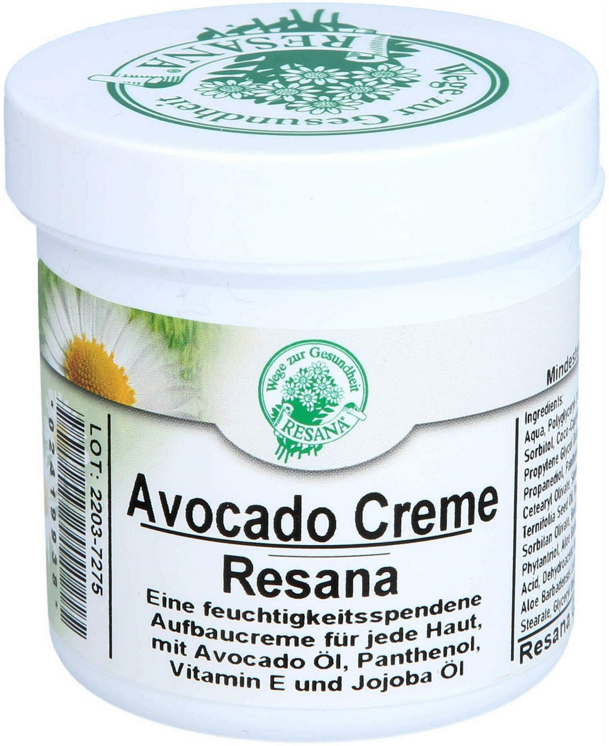 Avocado Creme Fette Haut 100g
