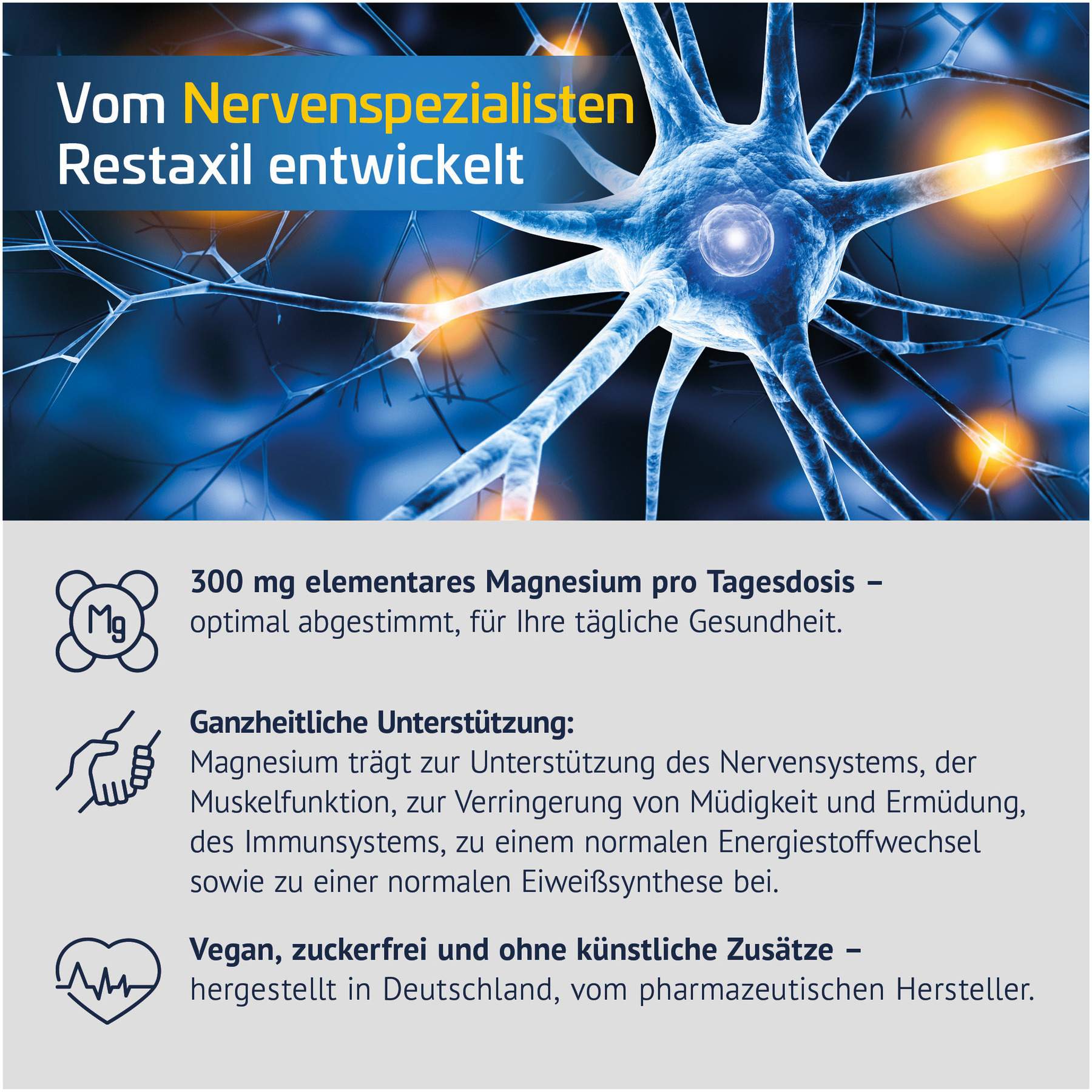 Restaxil Magnesium 120 Kapseln