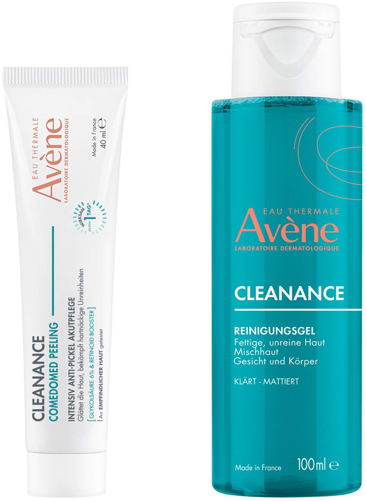 Avene Cleanance Comedomed Peeling 40 ml + gratis Avene Cleanance Reinigungsgel 100 ml