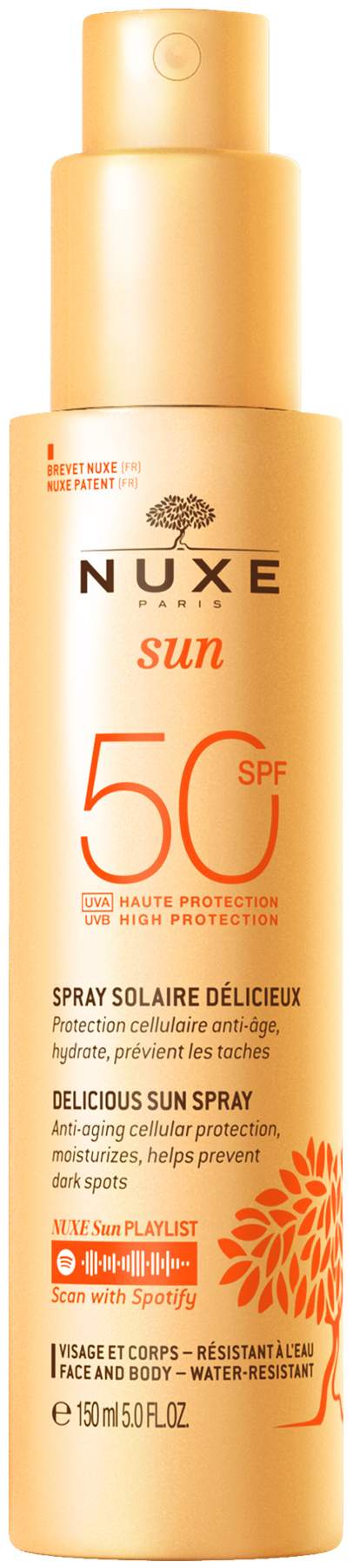 NUXE Sun Sonnenspray Gesicht & Körper LSF50 150 ml