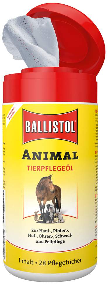Ballistol Animal Pflegetücher Spenderbox vet. 28 Stück