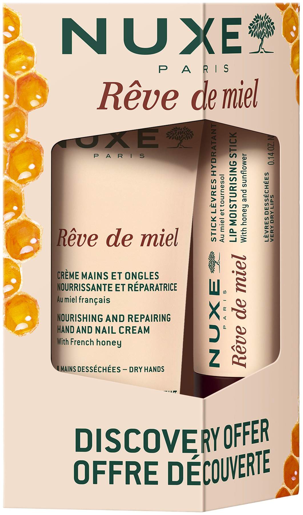 Nuxe Reve de Miel Pflegeset Hand & Lippen 1 Stück