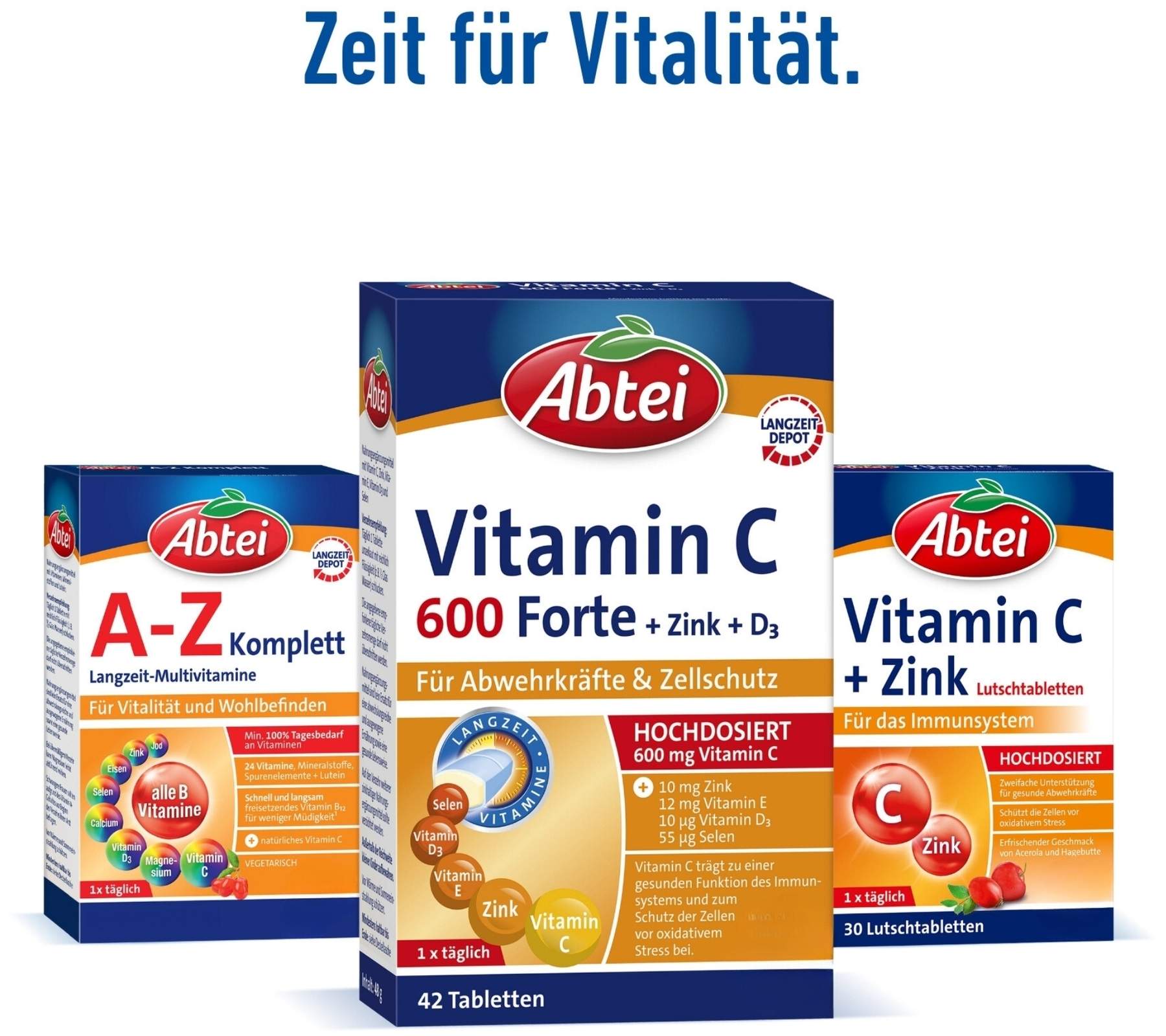 Abtei Vitamin C 600 Forte 42 Tabletten