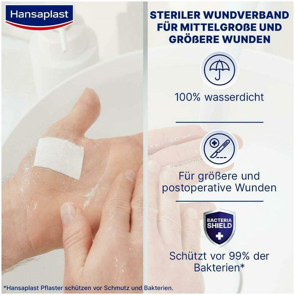 Hansaplast Aqua Protect Xl Pflaster 6 x 7 cm 5 Pflaster