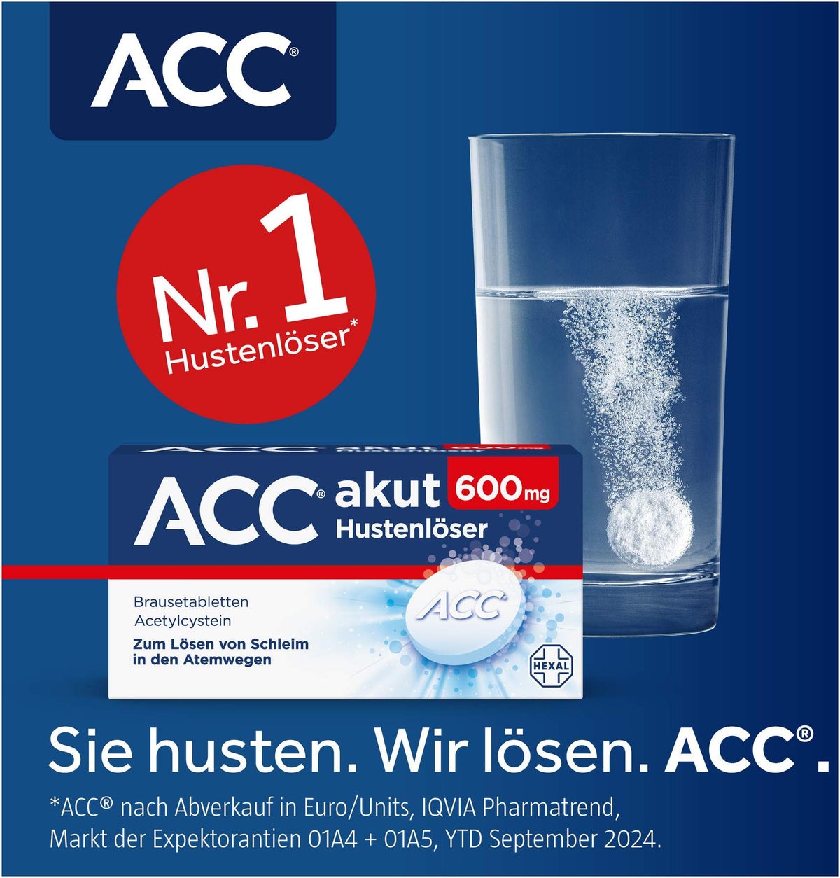 ACC akut 600 mg Hustenlöser 40 Brausetabletten