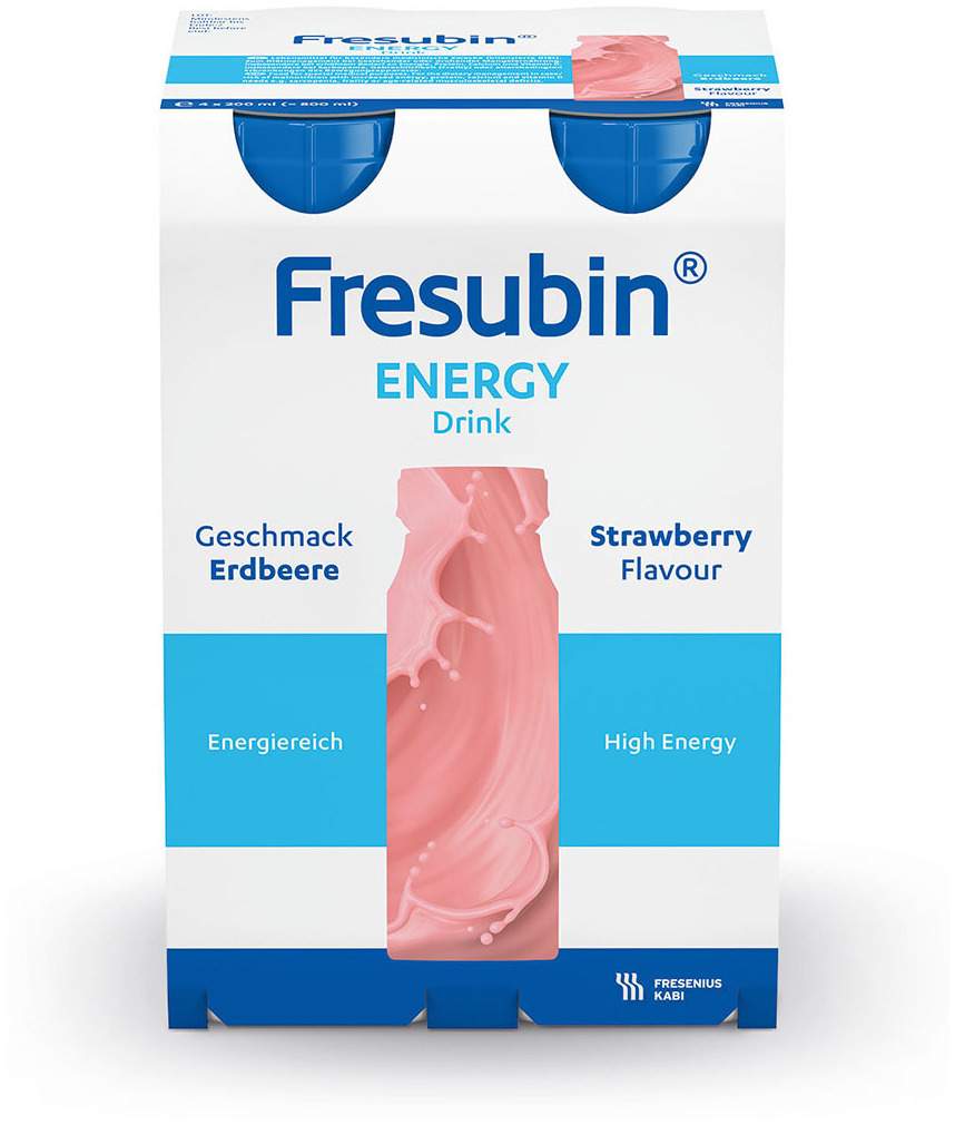 Fresubin Energy Drink Erdbeere Trinkflasche 6 X 4 X 200 ml