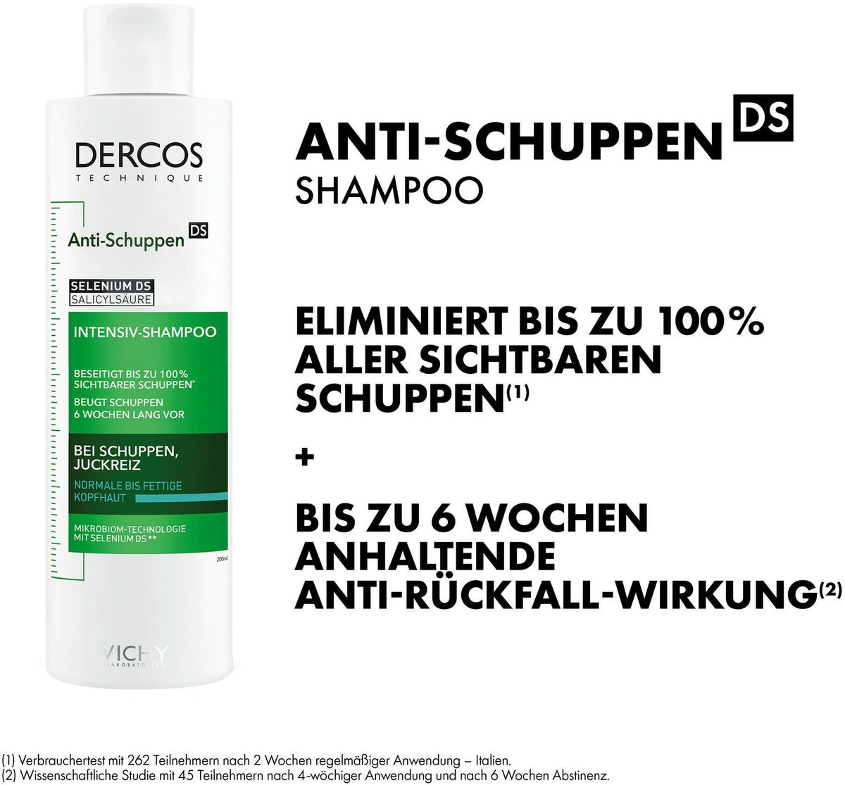 Vichy Dercos Anti-Schuppen Shampoo für fettige Kopfhaut 200 ml