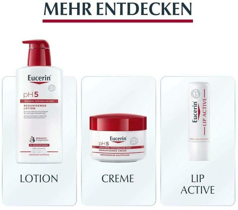 Eucerin pH5 seifenfreies Waschstück empfindliche Haut