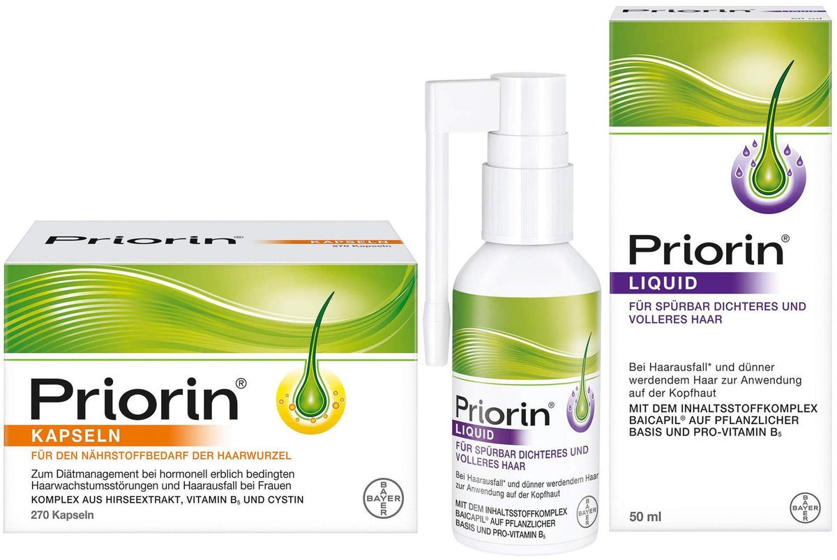 Priorin 270 Kapseln + Liquid Pumplösung 50 ml