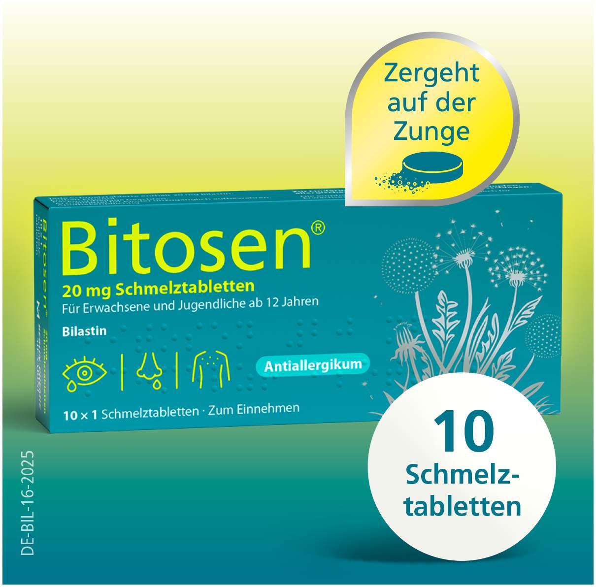 Bitosen 20 mg 10 Schmelztabletten