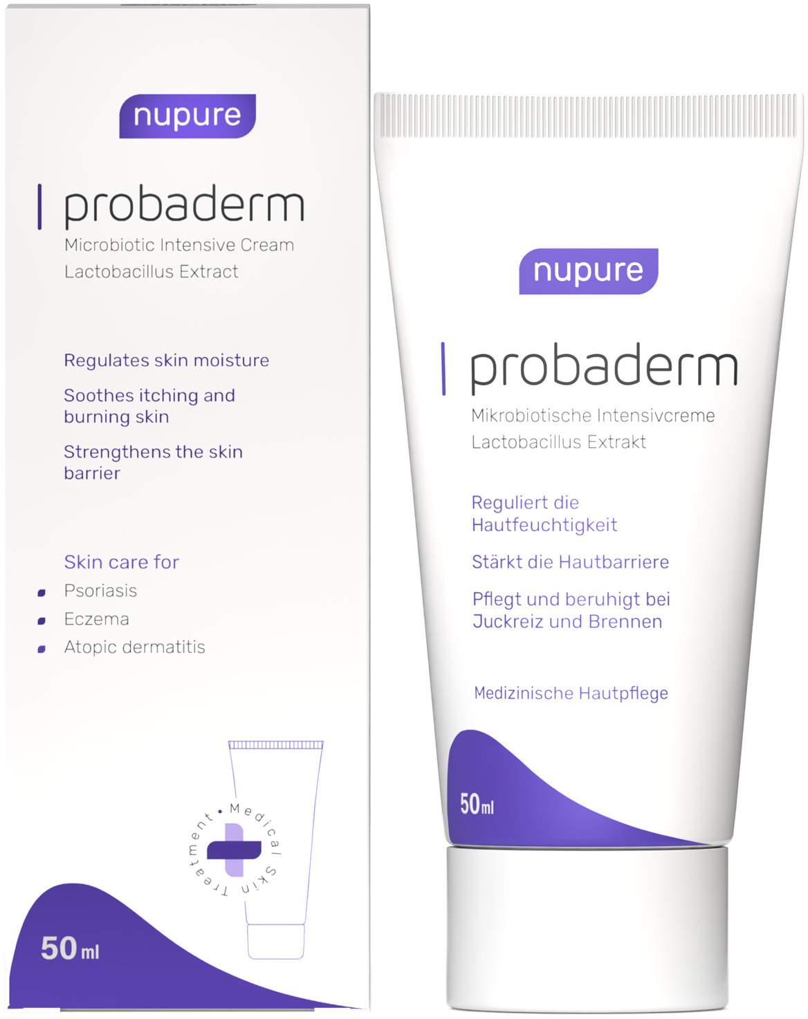 Nupure Probaderm Mikrobiotische Intensivcreme 50 ml