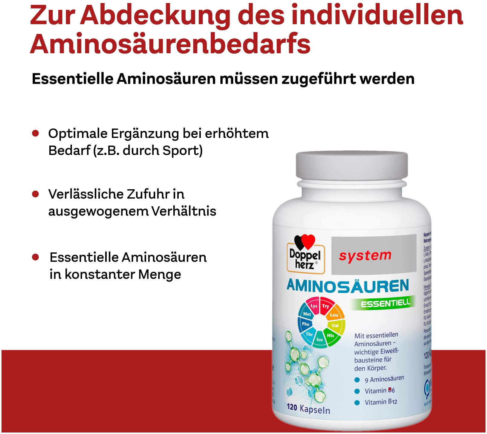 Doppelherz System Aminosäuren Essentiell 120 Kapseln