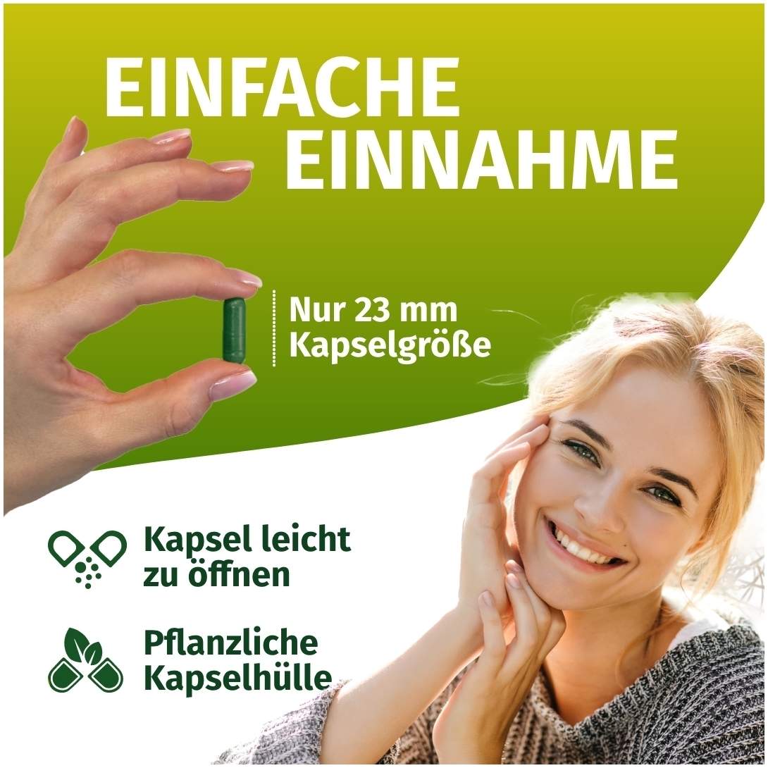 Green Naturals Chlorella 2400 mg Vegan 240 Kapseln
