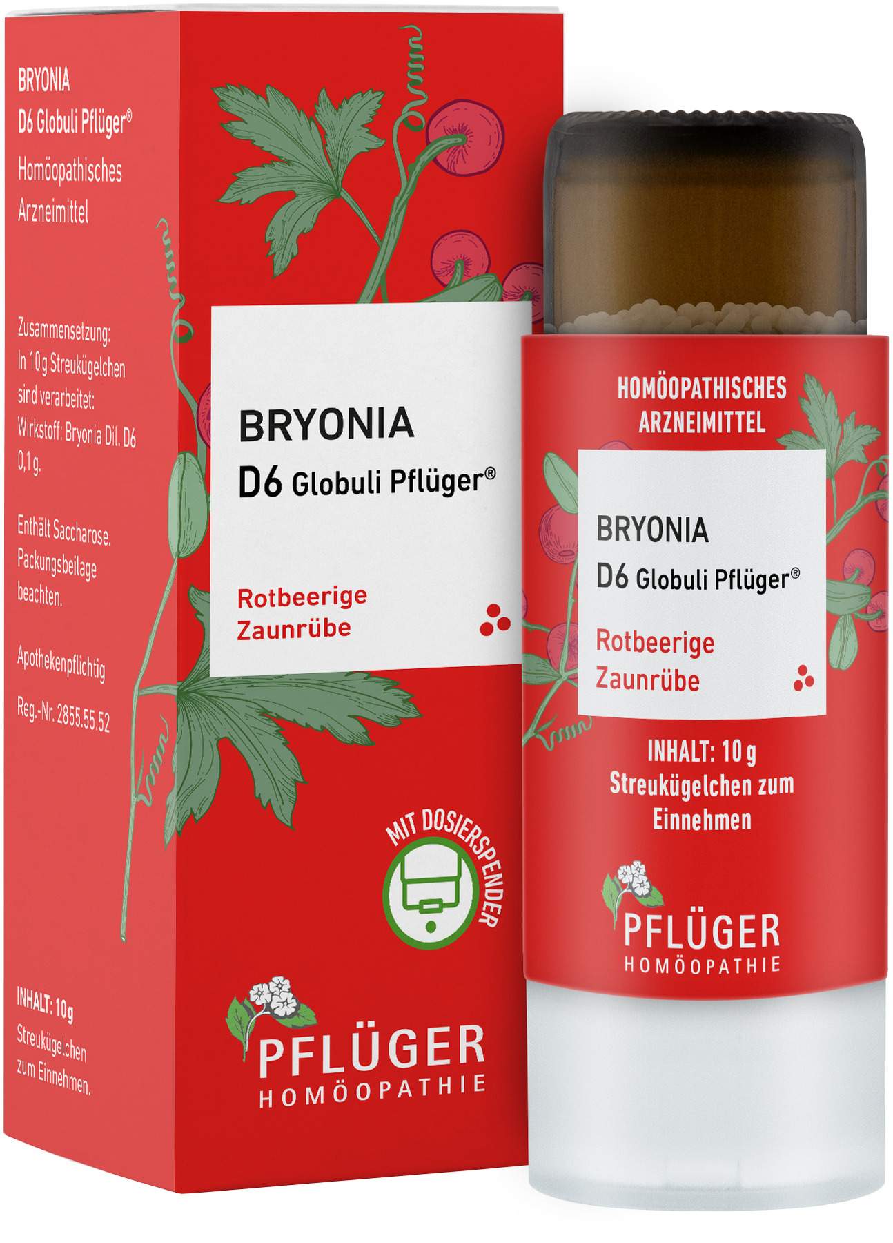 Bryonia D6 Globuli Pflüger 10 g