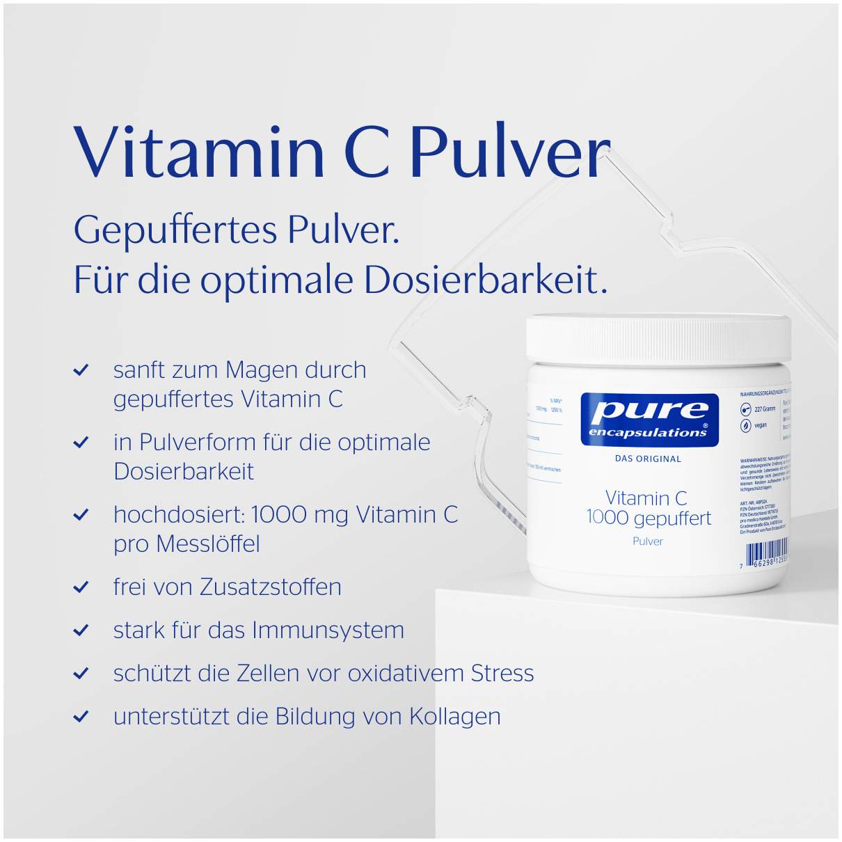 Pure Encapsulations Vitamin C 1000 Gepuff.Pulver
