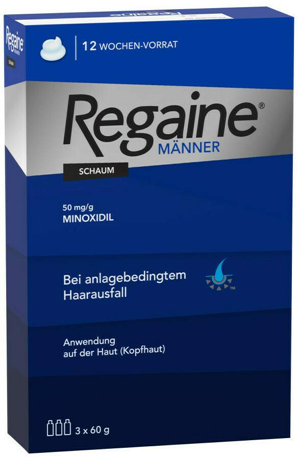 Regaine Männer Schaum 5% 3 x 60 ml