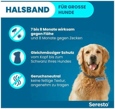Seresto Halsband für große Hunde 1 Stück
