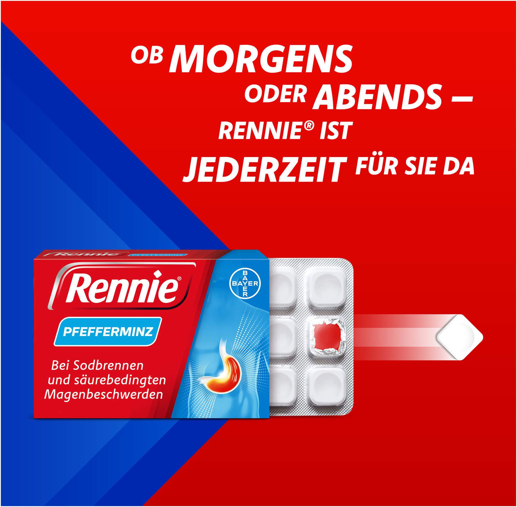 Rennie Pfefferminz 96 Kautabletten