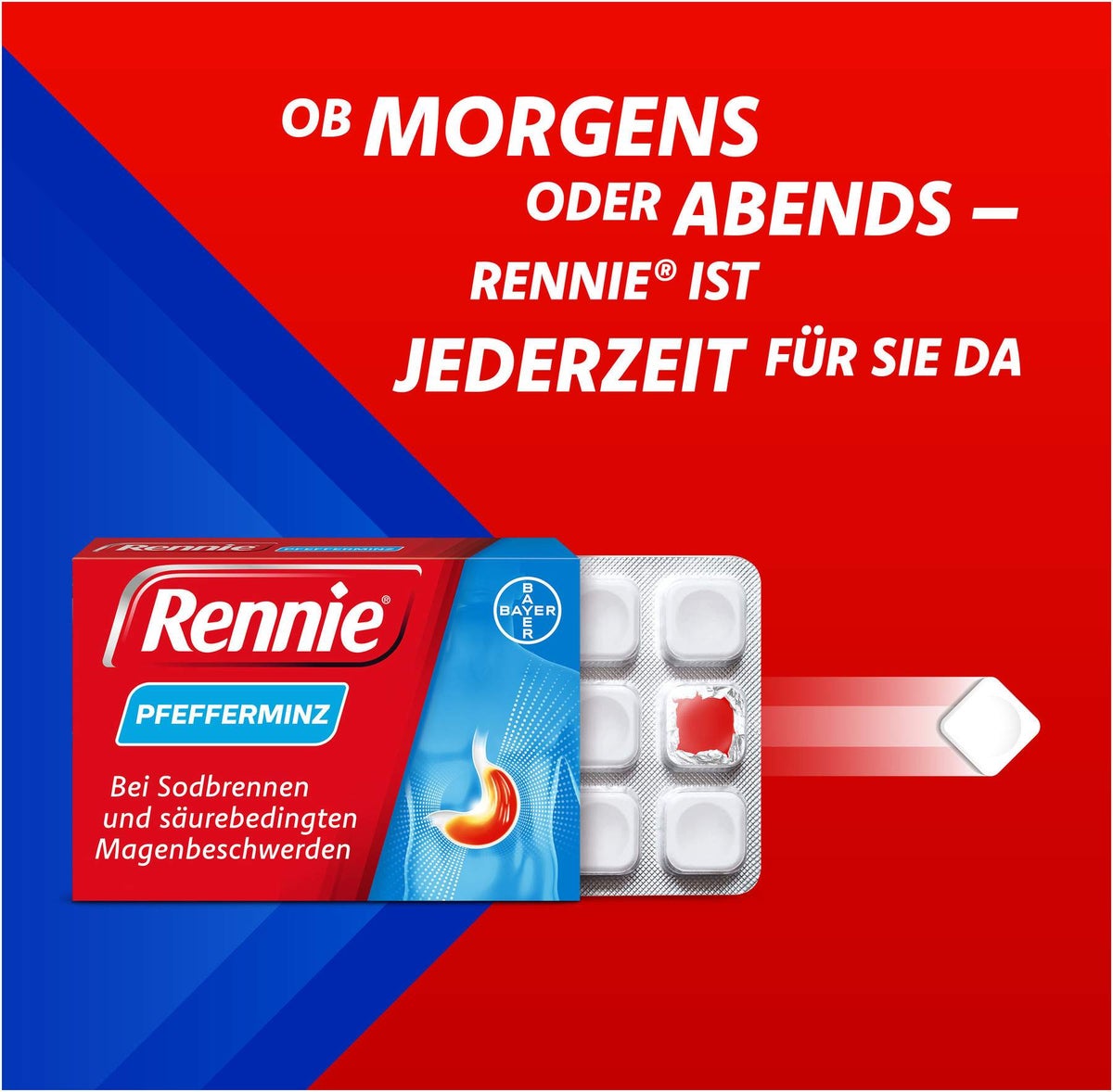 Rennie Pfefferminz 96 Kautabletten