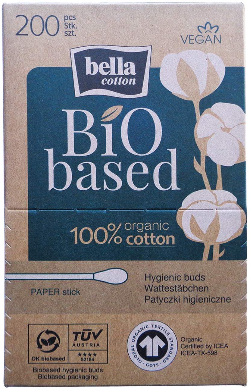 Bella Wattestäbchen Cotton Bio Based