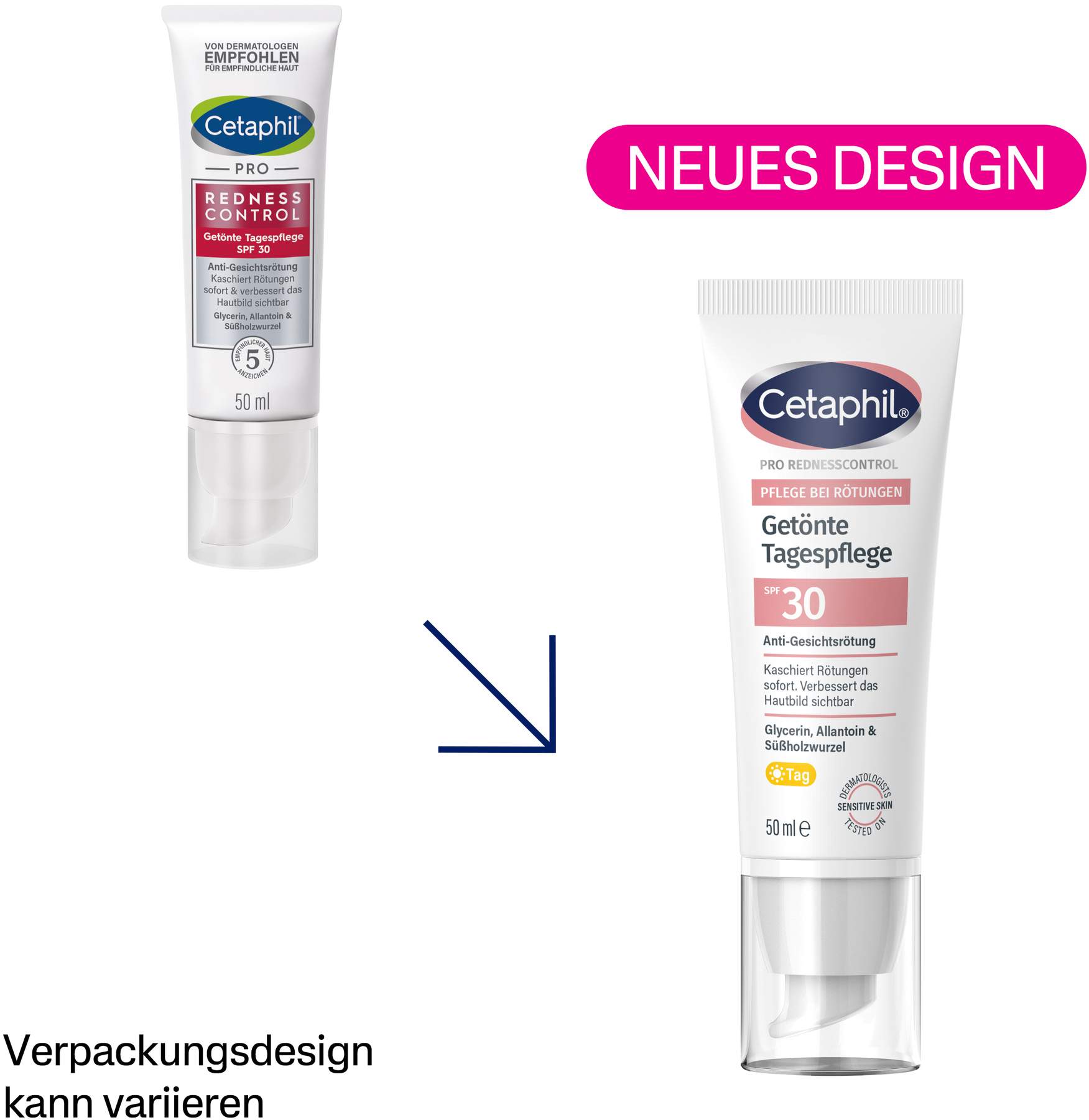 Cetaphil RednessControl getönte Tagespflege SPF 30 50 ml Creme