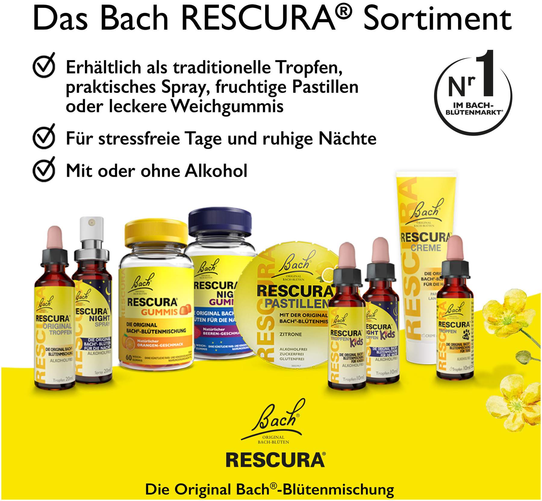 Bach Original Rescura Night 50 g Pastillen