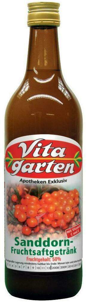 Vitagarten Sanddorn Fruchtsaftgetränk 750 ml Saft