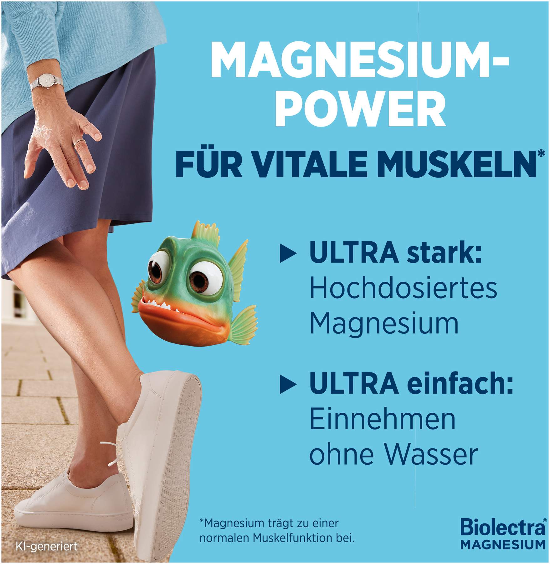 Biolectra Magnesium 400 mg ultra Direct Orangengeschmack 100 Pellets