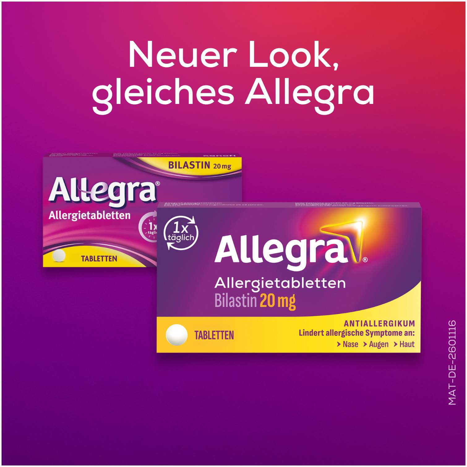 Allegra Allergietabletten 20 mg 3 x 20 Tabletten
