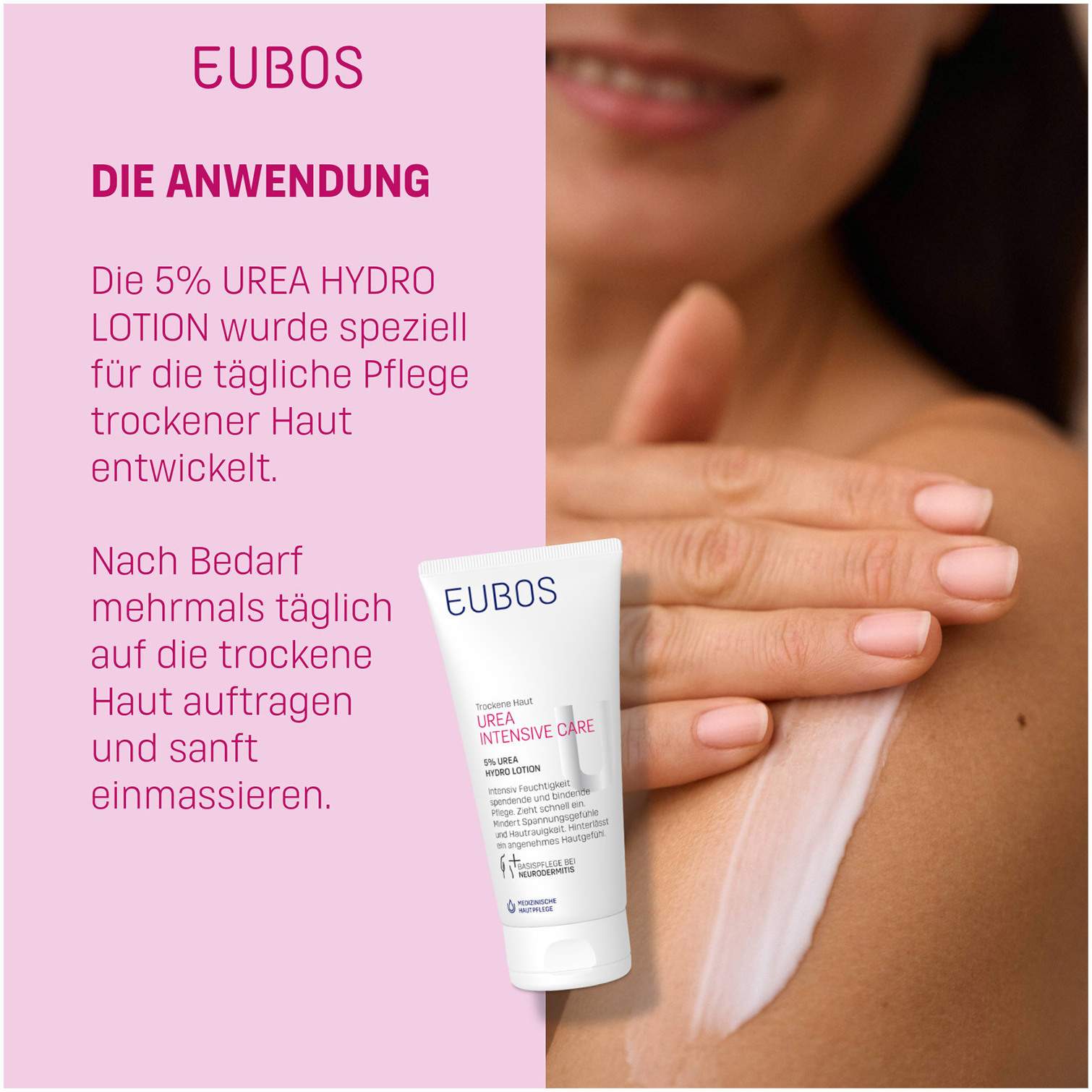 Eubos Trockene Haut Urea 5% 200 ml Hydro Lotion