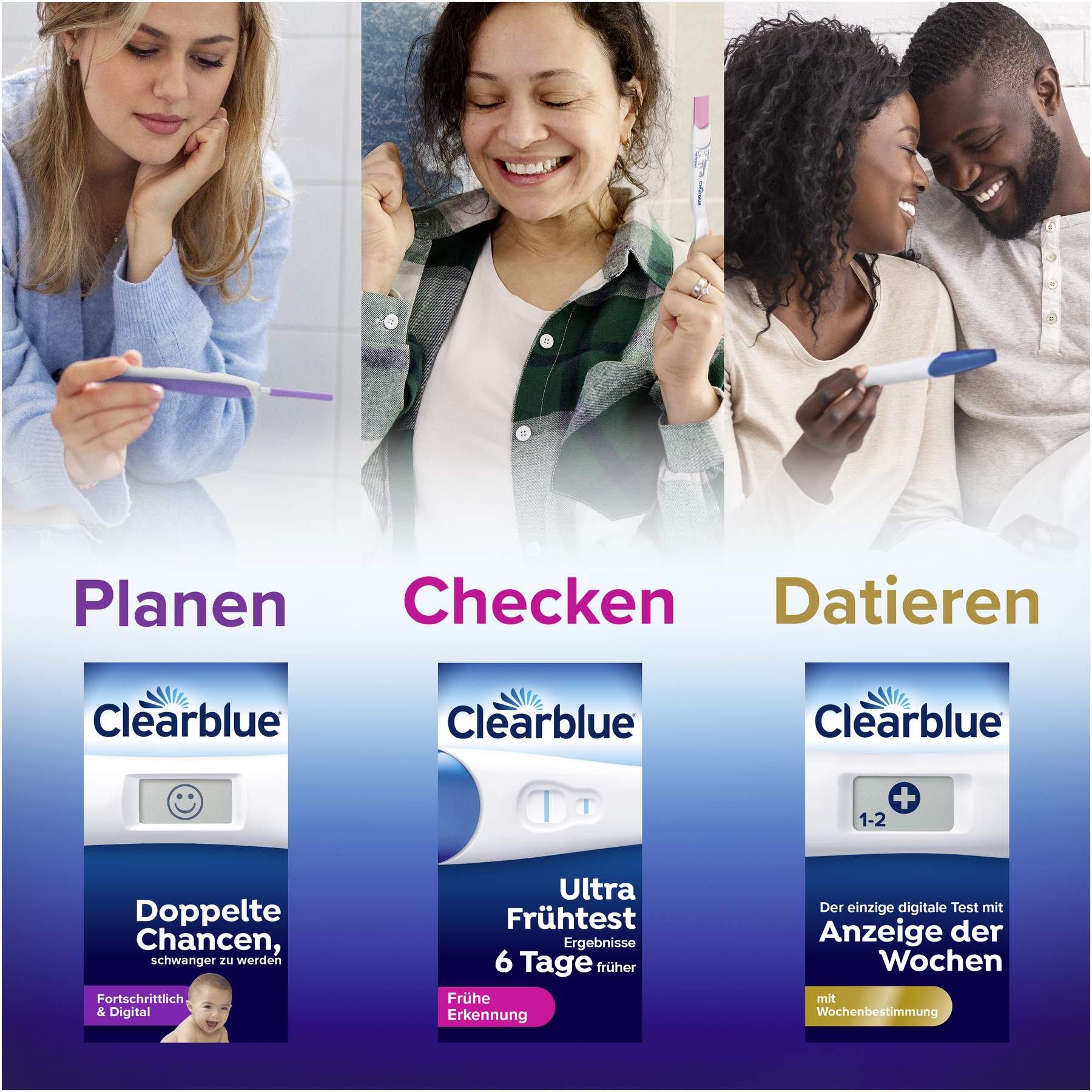 Clearblue Schwangerschaftstest Ultra Frühe Erkennung 5er Pack