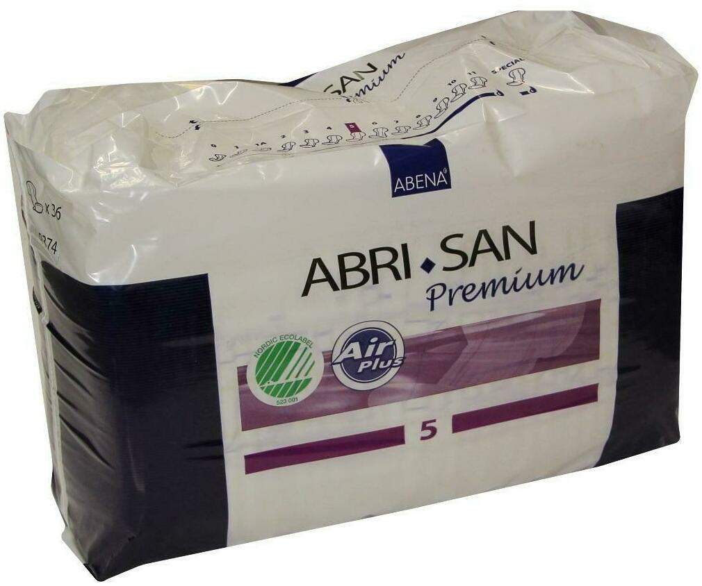 Abri San Midi Air Plus Nr.5 28x54cm 36 Stück