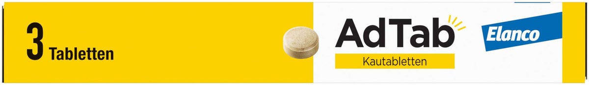 AdTab 56 mg für sehr kleine Hunde (1,3-2,5 kg) 3 Kautabletten