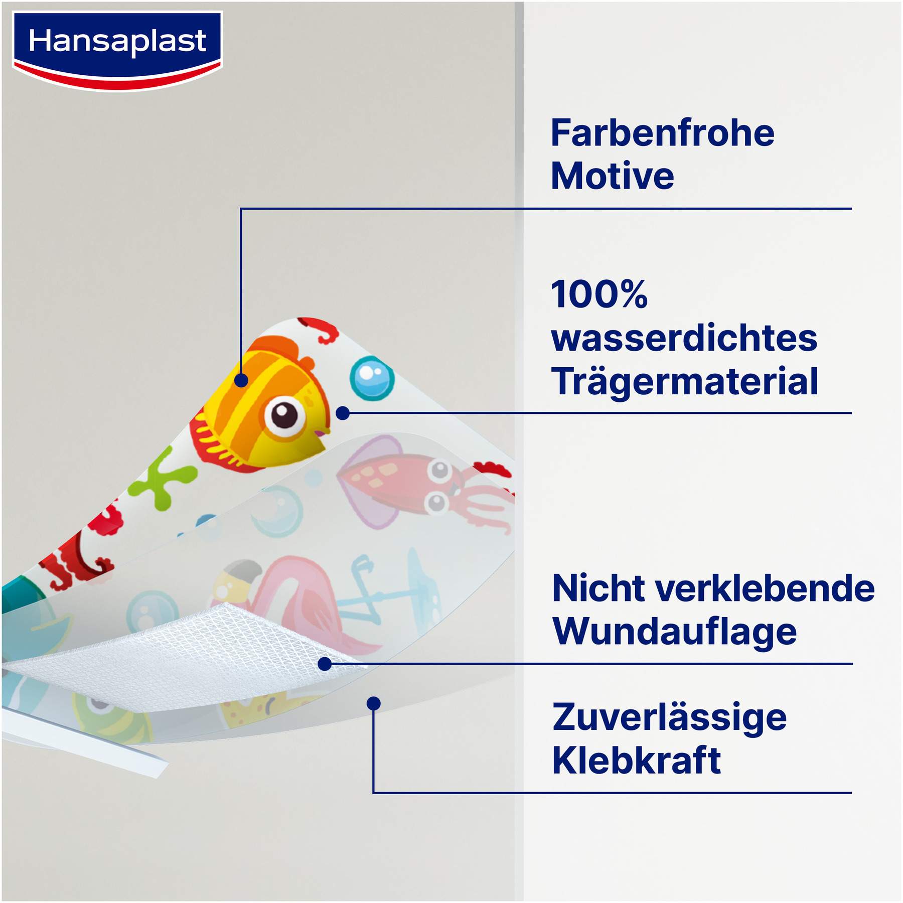 Hansaplast Kinder Pflasterstrips Aqua Protect 20 Stück