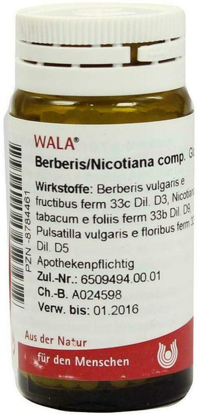 Wala Berberis Nicotiana Comp. 20 G Globuli