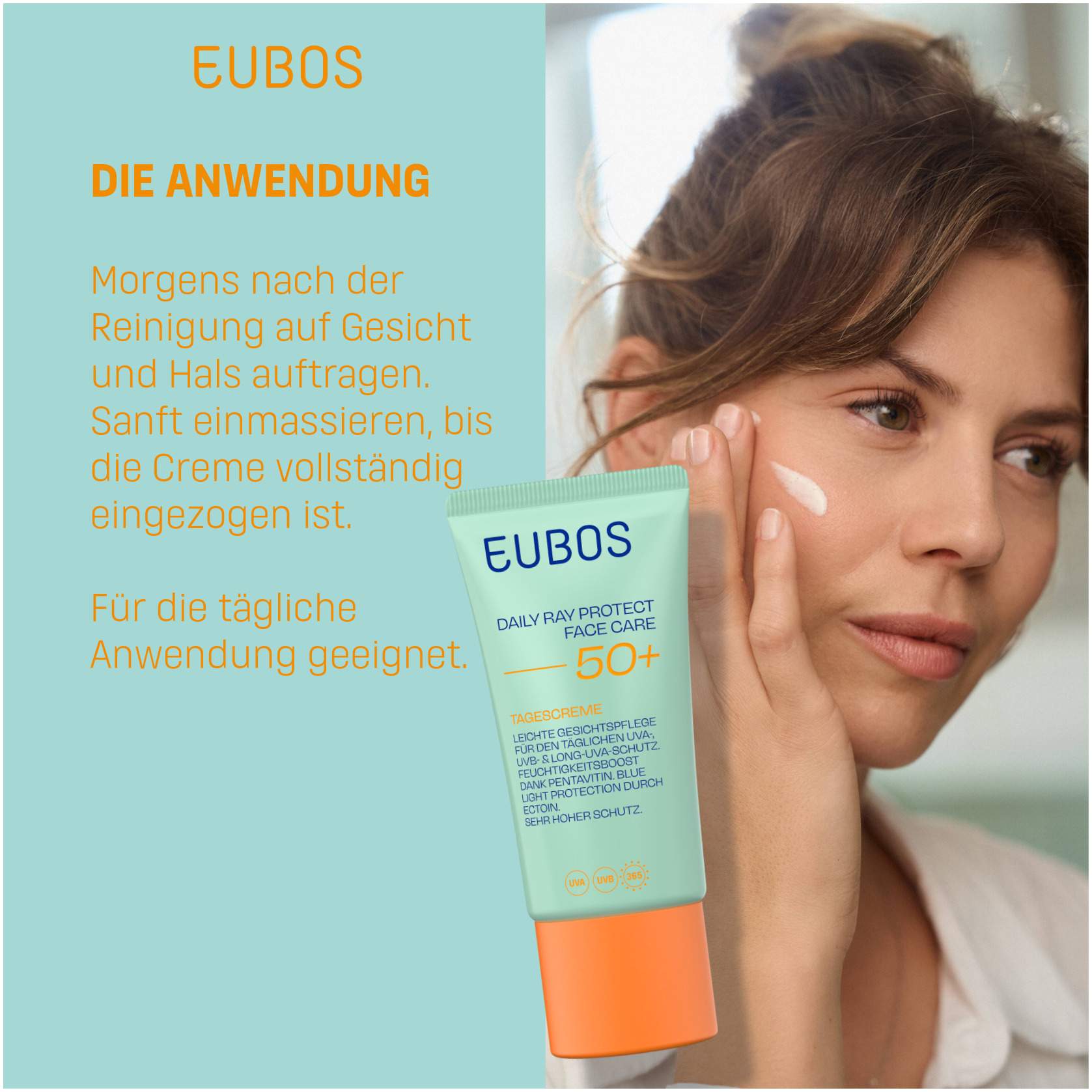 Eubos Daily Ray Protect Face Care Tagescreme LSF 50+ 50 ml
