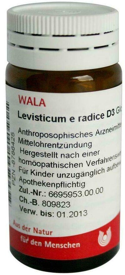 Wala Levisticum E Radice D3 20 G Globuli