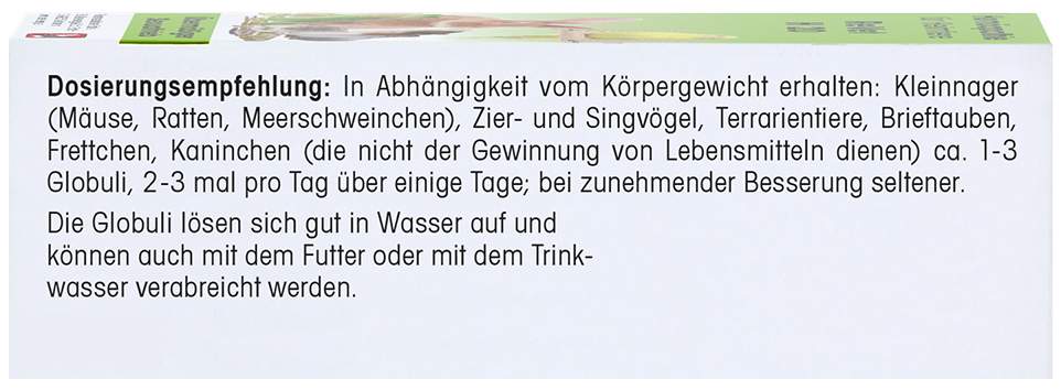 Revet H 3a Globuli F.Heimtiere 10g