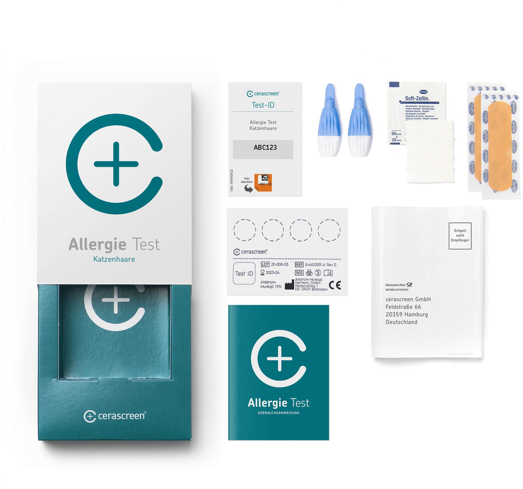 Cerascreen Allergie-Test-Kit Katzenhaare Blut