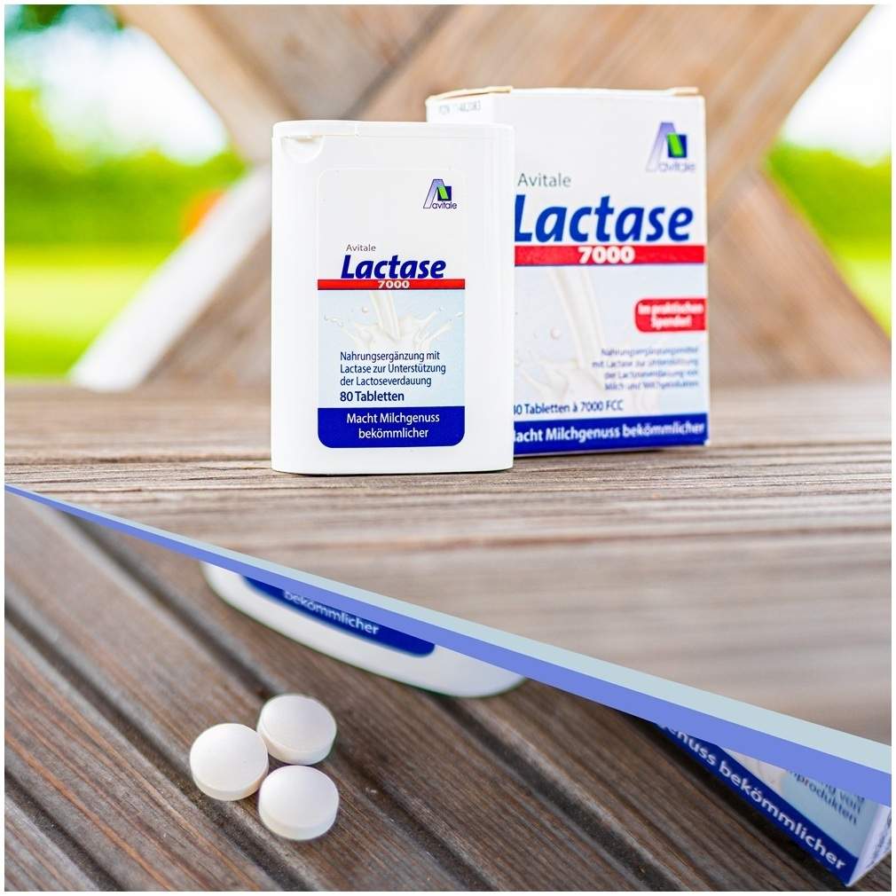 LACTASE 7.000 FCC im Spender 80 Tabletten
