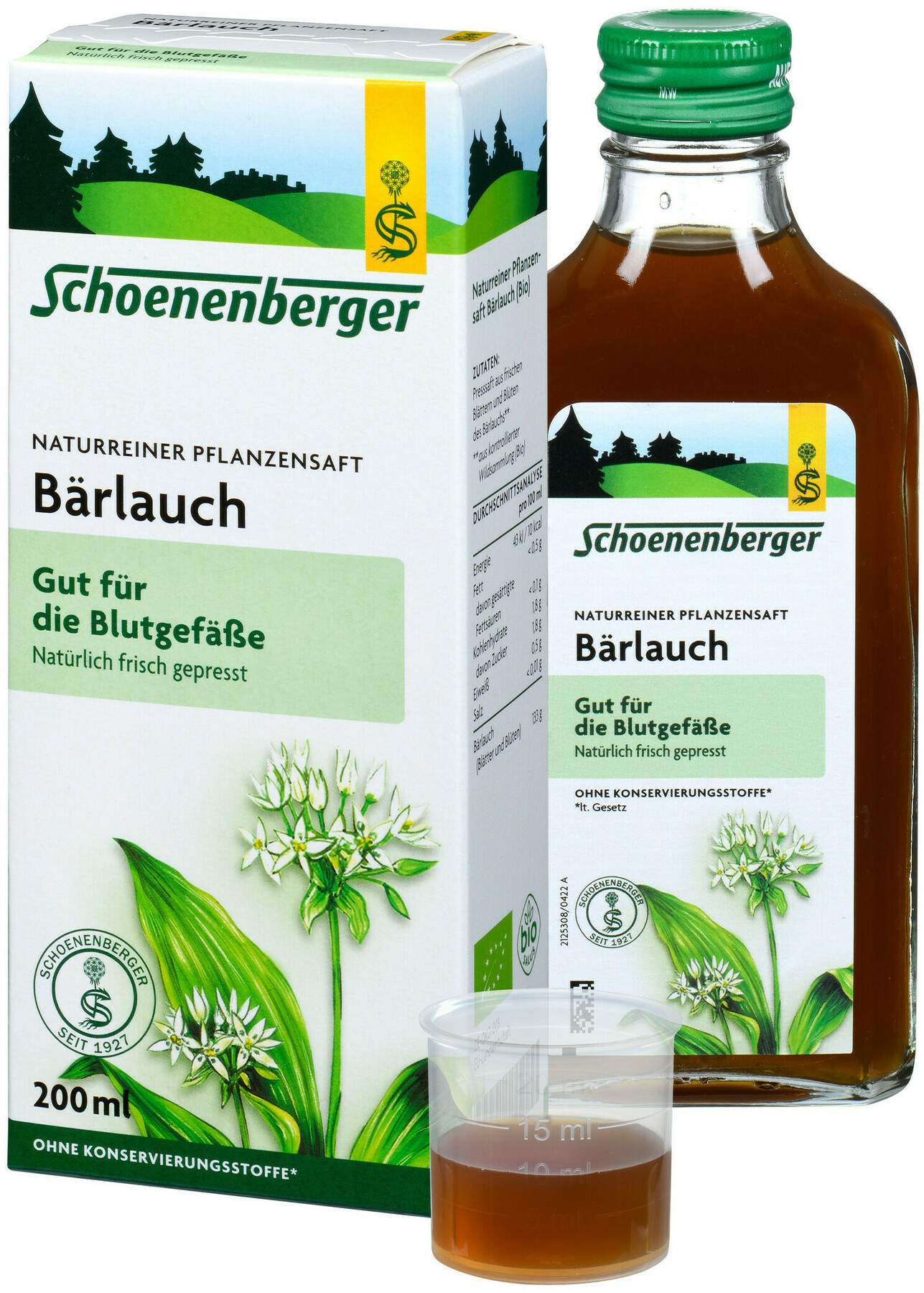 Bärlauch Saft Schönenberger 200ml