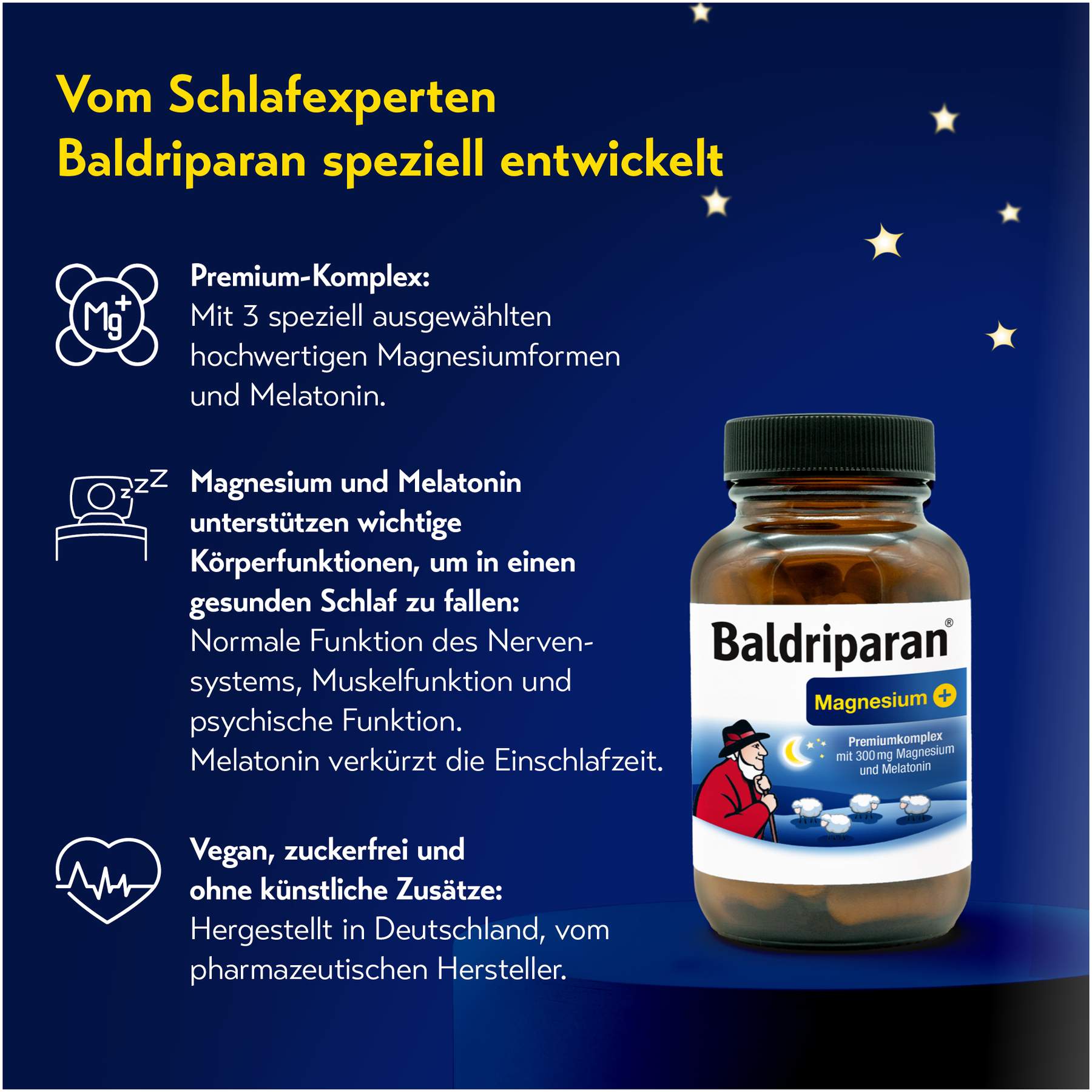 Baldriparan Magnesium Plus 120 Kapseln