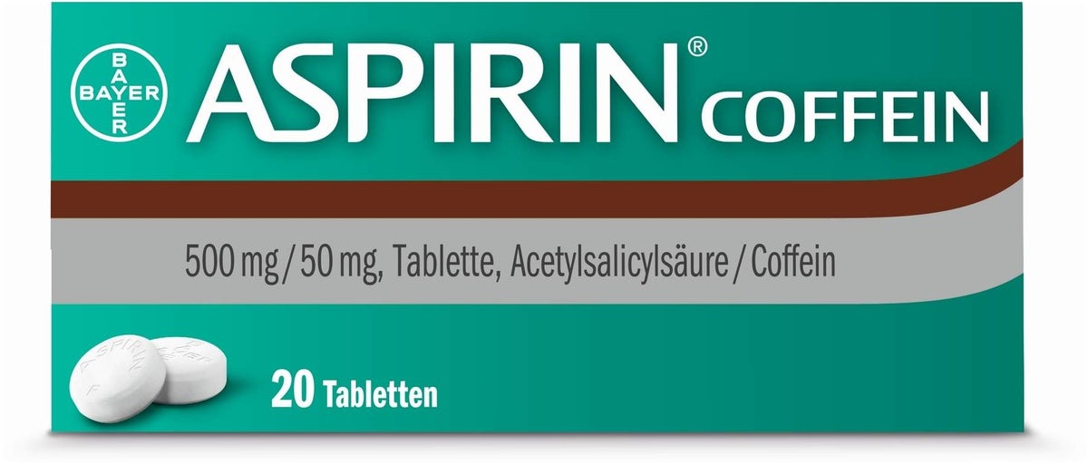 Aspirin Coffein 20 Tabletten
