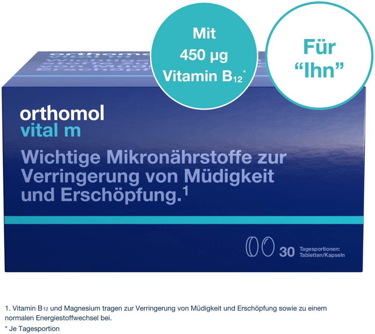 Orthomol Vital M 30 Tabletten und 30 Kapseln 1 Kombipackung