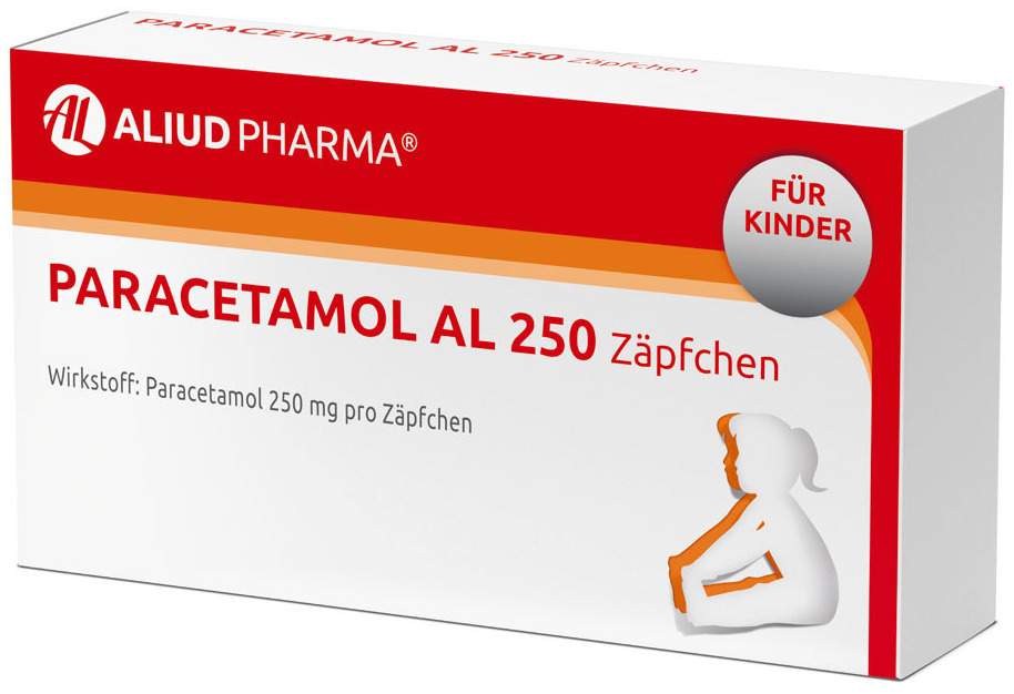 Paracetamol AL 250 mg 10 Kleinkindersuppositorien