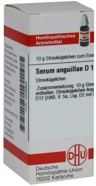 Dhu Serum Anguillae D12 10 G Globuli