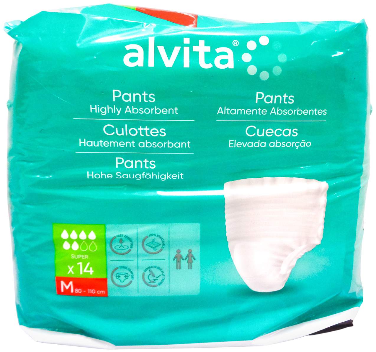 Alvita Inkontinenz Pants Super Medium 14 Stück