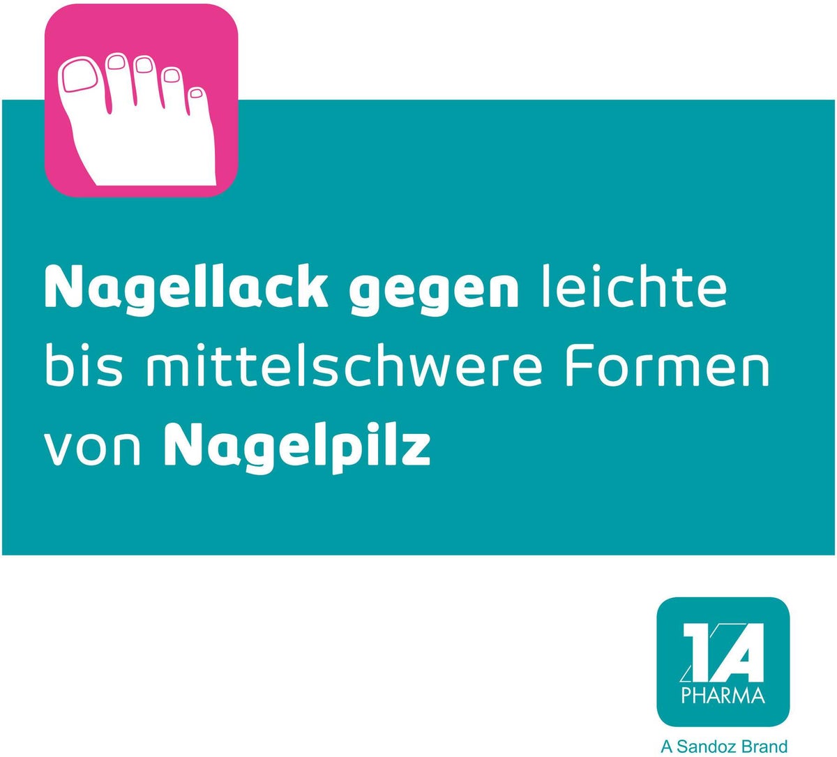 Terbinafin 1A Pharma Nagellack gegen Nagelpilz 6,6 ml