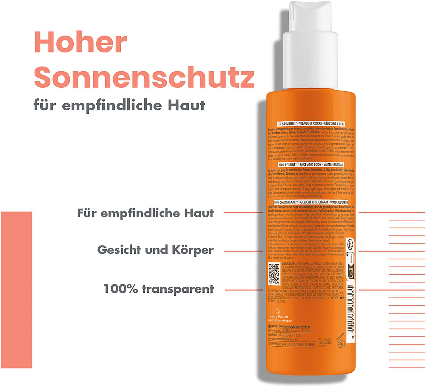 Avene Sonnenspray SPF 50 200 ml