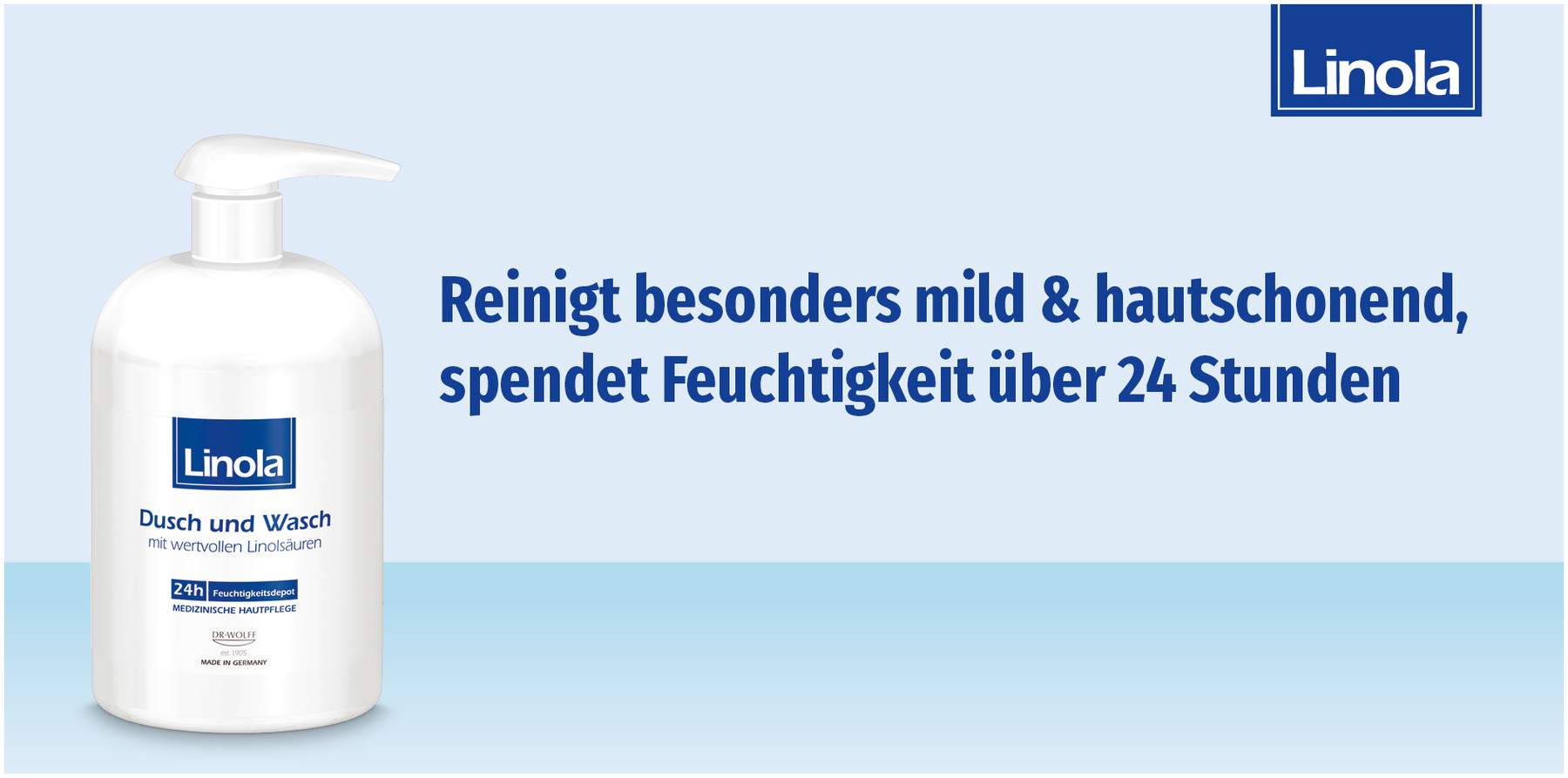 Linola Dusch- und Waschlotion mit Spender 500 ml
